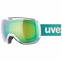 Uvex Downhill 2100 CV, white matt/mirror green-green síszemüveg
