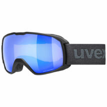 Uvex Xcitd CV, black matt/mirror blue-green síszemüveg