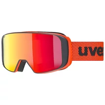 Uvex Saga TO, fierce red mat/red-lasergold-clear síszemüveg