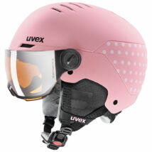 Uvex Rocket jr. visor, pink confetti mat sísisak