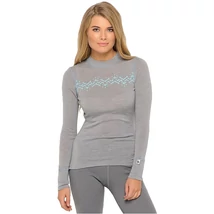 Thermowave Merino Warm Women's Long Sleeve Jersey, grey melange aláöltöző felső