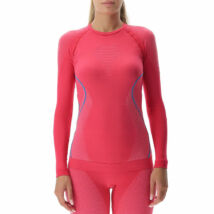 UYN Woman Evolutyon UW Shirt LG SL, strawberry/pink/turquoise aláöltöző felső