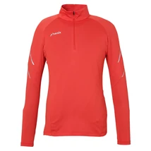 Phenix Yuzawa 1/2 Zip Tee, fluo red síing Phenix Yuzawa 1/2 Zip Tee, fluo red síing