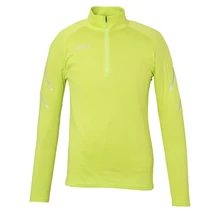 Phenix Yuzawa 1/2 Zip Tee, yellow síing Phenix Yuzawa 1/2 Zip Tee, yellow síing