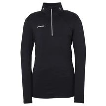 Phenix Lily 1/2 Zip Tee, black síing Phenix Lily 1/2 Zip Tee, black síing