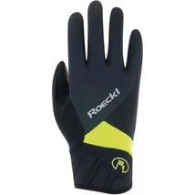 Roeckl Runaz black/fluo yellow kerékpáros kesztyű