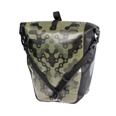 Ortlieb Back-Roller Design Camo Chain, olive-black, QL 2.1, 1x 20 liter, csomagtartó táska 
