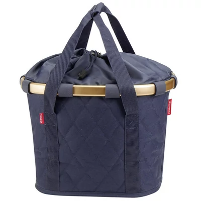 Klickfix Bikebasket rombus midnight gold első kosár