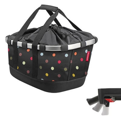 Klickfix Bikebasket GT dots Uniklip hátsó kosár