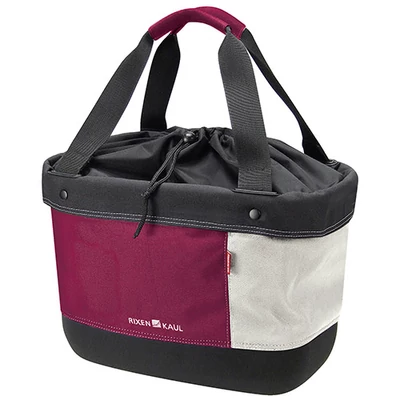 Klickfix Shopper Alingo, piros/krém első kosár