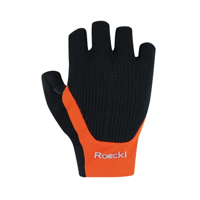 Roeckl Icon black/orange rövid kerékpáros kesztyű