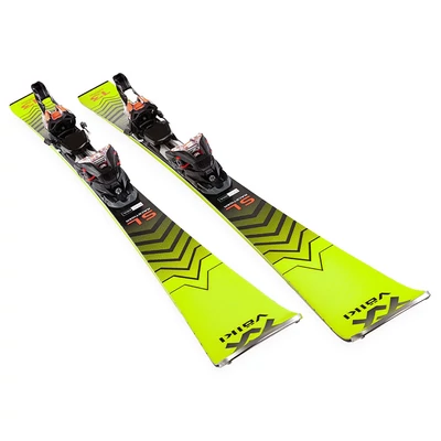 Völkl Racetiger SL síléc + Marker rMotion3 12 GW black-flo red kötés 22/23