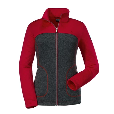 Schöffel Fleece Jacket Ischgl, flame scarlet pulóver