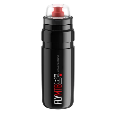 Elite Fly MTB 750 ml, fekete/piros kulacs