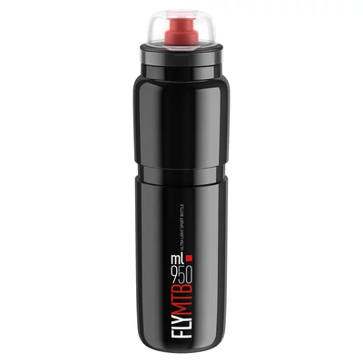 Elite Fly MTB 950 ml, fekete/piros kulacs