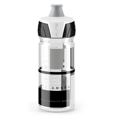 Elite Crystal Ombra 550 ml, átlátszó/szürke kulacs