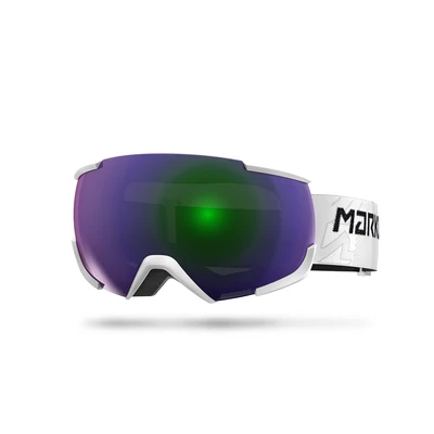 Marker 16:10+ OTG, white / green plasma mirror síszemüveg