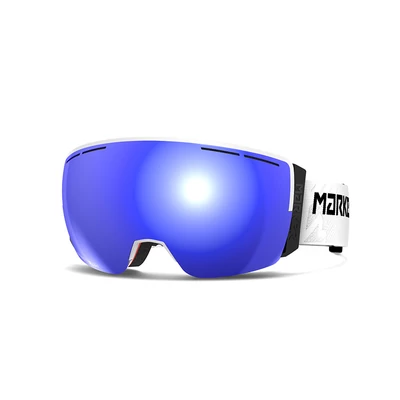 Marker 3D+ MAP, white / blue HD mirror síszemüveg