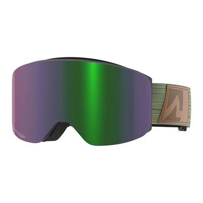 Marker Squadron+, black/green plasma mirror síszemüveg