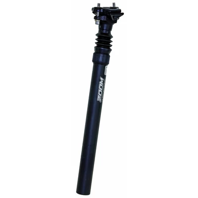 Zoom alu 31,6x350 mm, fekete rugós nyeregcső