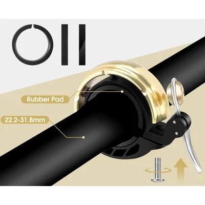 Spyral WB copper gold csengő