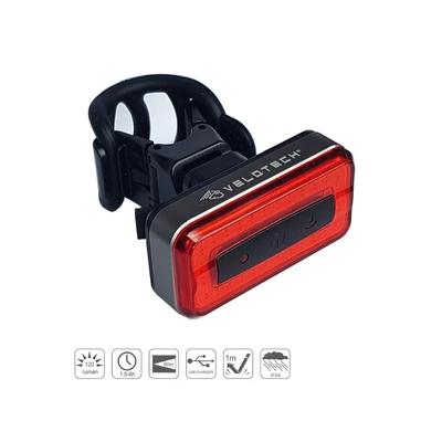Velotech Brick USB hátsó lámpa