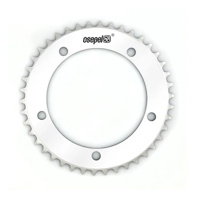 Csepel Teta alu 1/8&quot; 130 mm 46T, fehér lánctányér