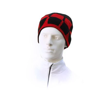 Völkl Yellow Laser Beanie, black-red sapka