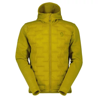 Scott Defined Warm Hybrid Men's Hoody, savanna green pulóver