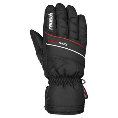 Reusch Snow King, black/fire red síkesztyű