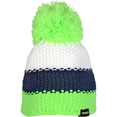Reusch Noah Beanie, neon green sapka