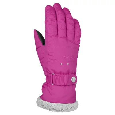 Reusch Lora, pink glo síkesztyű