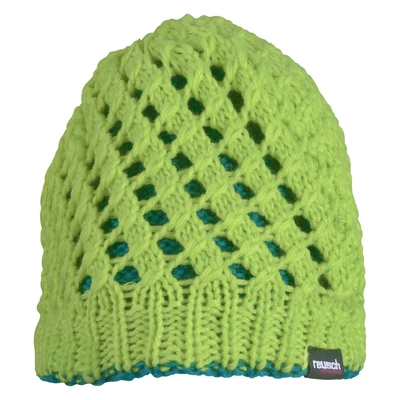 Reusch Kim Beanie, neon green sapka