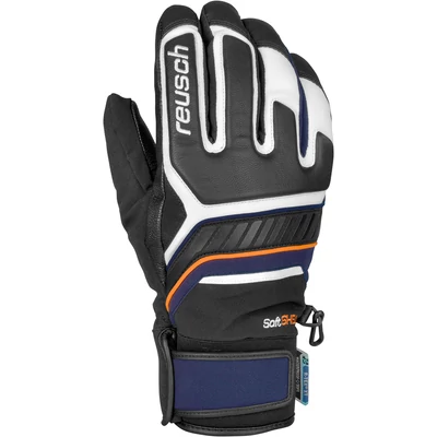 Reusch Thunder II R-TEX XT, white/dress blue/orange popsicle síkesztyű