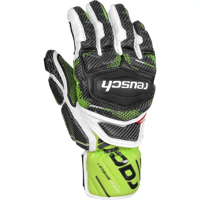 Reusch Race Tec 16 GS, white/neon green síkesztyű