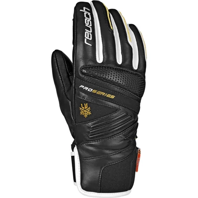 Reusch Lindsey Vonn, black/white/gold síkesztyű