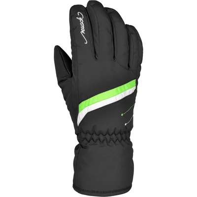 Reusch Marisa, black/white/neon green síkesztyű