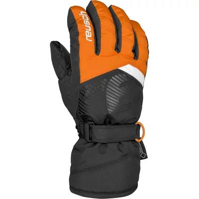 Reusch Bullet GTX Junior, orange popsicle/black síkesztyű