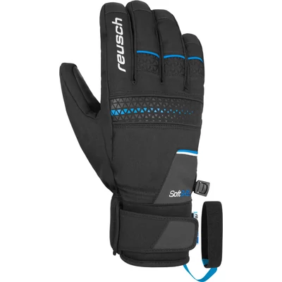 Reusch X-Rail R-TEX XT, black/brillant blue síkesztyű
