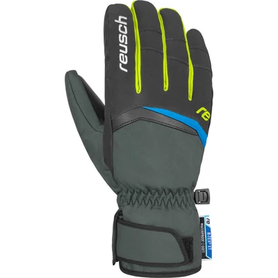 Reusch Balin R-TEX XT, dark granite/safety yellow síkesztyű