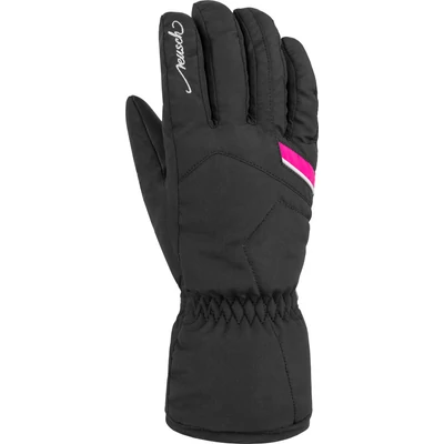 Reusch Marisa, black white/pink glo síkesztyű