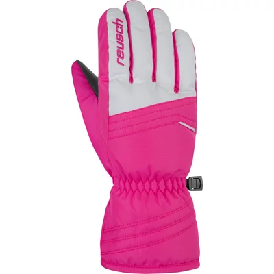 Reusch Alan Junior, white pink glo síkesztyű