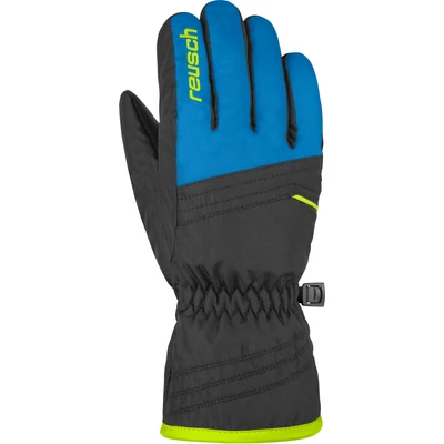 Reusch Alan Junior, black/brillant blue síkesztyű
