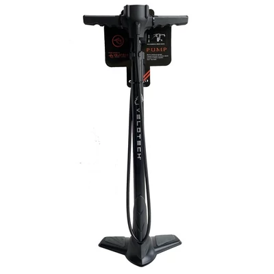 Velotech acél műhelypumpa nyomásmérővel
