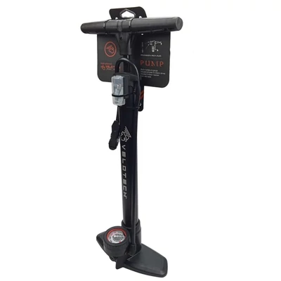 Velotech acél műhelypumpa mérős