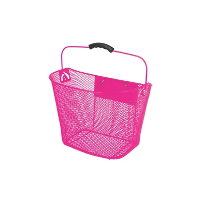 Gyorszáras fém, pink első kosár
