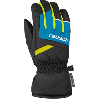 Reusch Bennet R-TEX XT Junior, black/brilliant blue síkesztyű