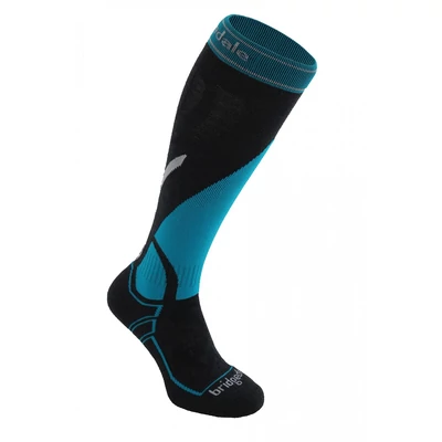 Bridgedale Men's Vertige mid, gunmet/blue sízokni