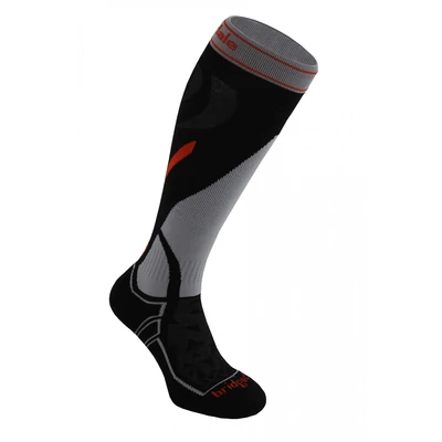 Bridgedale Men's Vertige mid, black/silver sízokni