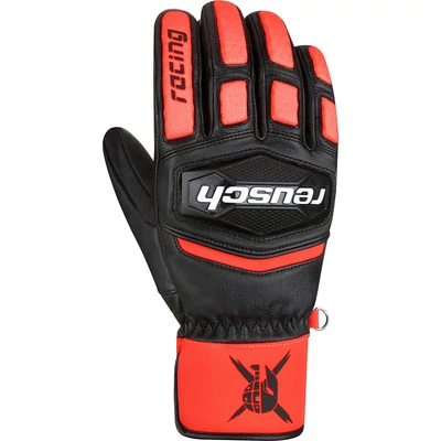 Reusch Worldcup Warrior Team, black/fluo red síkesztyű